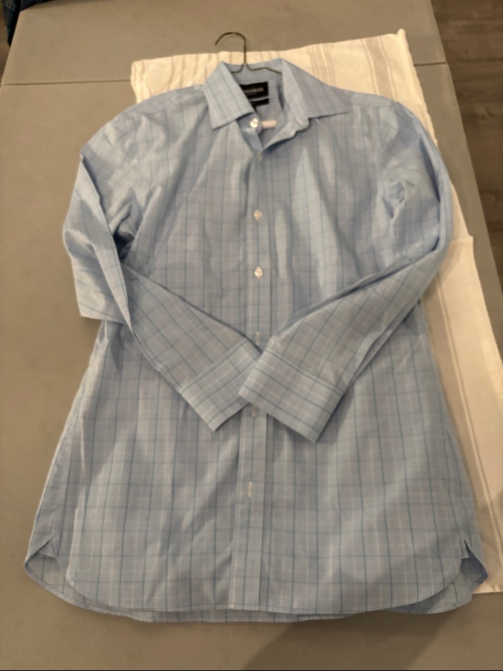 Bonobos Light Blue Windowpane Dress Shirt